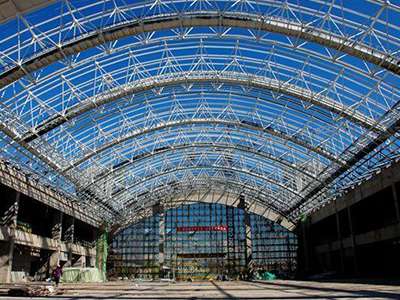 山西球形鋼結(jié)構(gòu)網(wǎng)架cad設(shè)計效果圖展示一