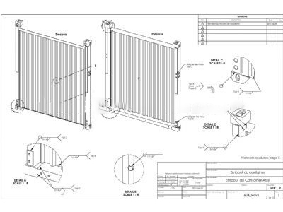 山西集裝箱活動(dòng)房圖紙展示一